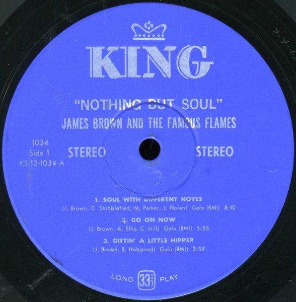 James Brown & The Famous Flames : James Brown Plays Nothing But Soul (LP, Album)