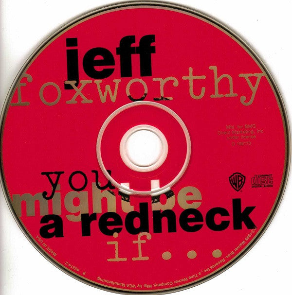 Jeff Foxworthy : You Might Be A Redneck If... (CD, Album, Club, RP)