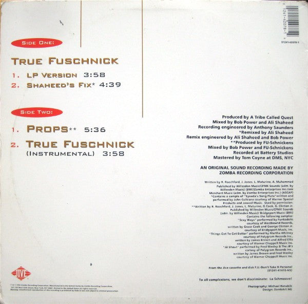 Fu-Schnickens : True Fuschnick (12")