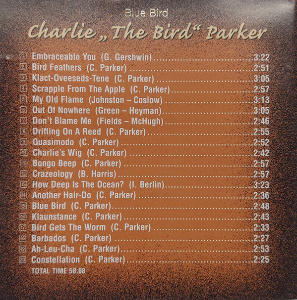 Charlie "The Bird" Parker* : Blue Bird (CD, Comp)