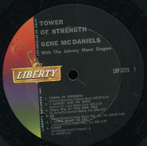 Gene McDaniels* : Tower Of Strength (LP, Album, Mono)
