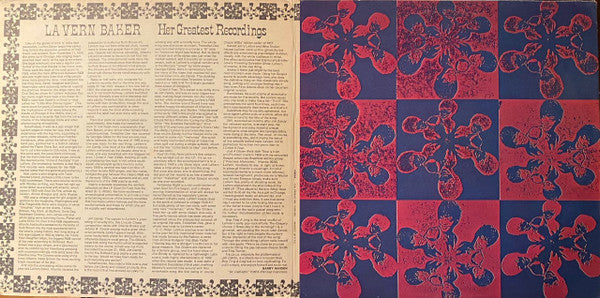 LaVern Baker : Her Greatest Recordings (LP, Album, Comp, Club, Jac)