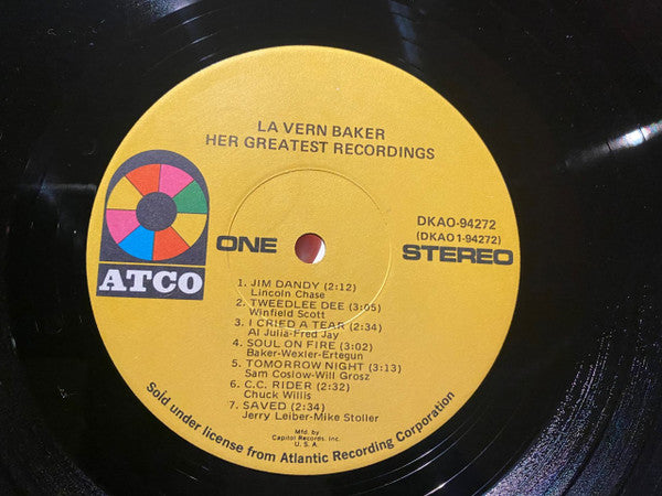 LaVern Baker : Her Greatest Recordings (LP, Album, Comp, Club, Jac)