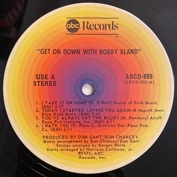 Bobby Bland : Get On Down With Bobby Bland (LP, Album)