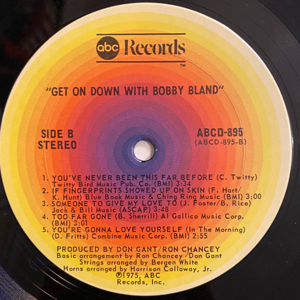 Bobby Bland : Get On Down With Bobby Bland (LP, Album)