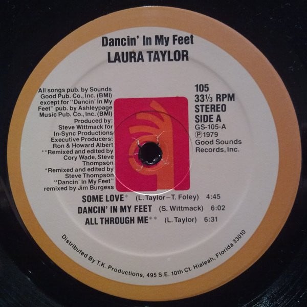 Laura Taylor : Dancin' In My Feet (LP, Album)