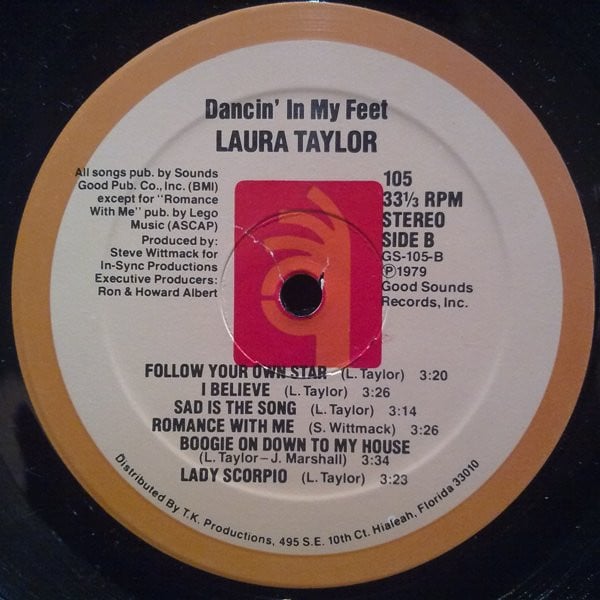 Laura Taylor : Dancin' In My Feet (LP, Album)