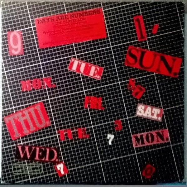 The Alan Parsons Project : Days Are Numbers (The Traveller) (12", Single, Promo)