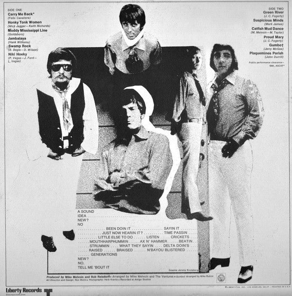The Ventures : Swamp Rock (LP, Album, Res)