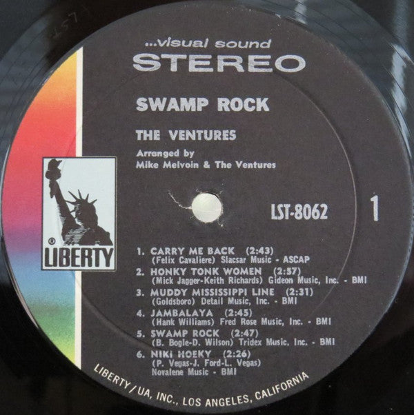 The Ventures : Swamp Rock (LP, Album, Res)