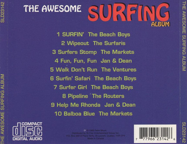 Various : The Awesome Surfing Album (CD, Comp)