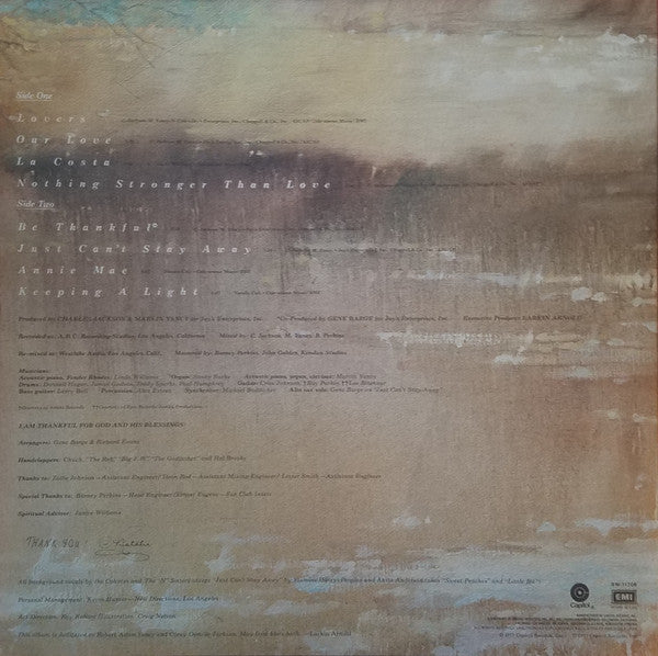 Natalie Cole : Thankful (LP, Album, Jac)