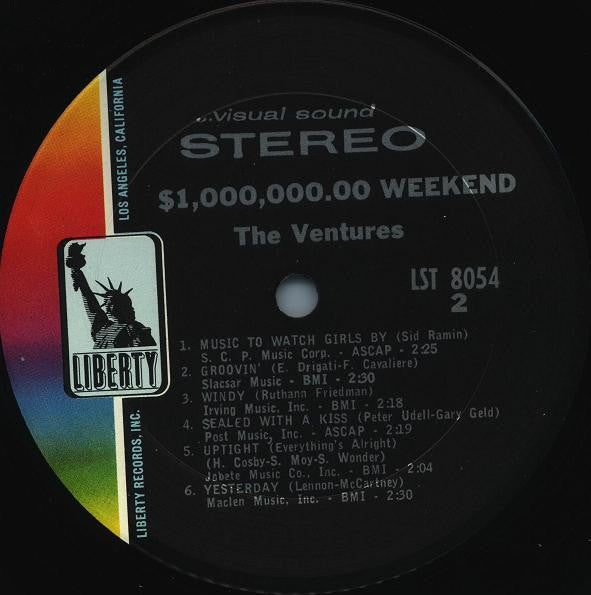 The Ventures : $1,000,000.00 Weekend (LP, Album, Ter)