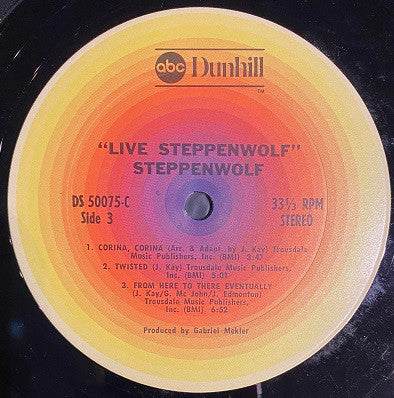 Steppenwolf : Live (2xLP, Album, RE, Ter)