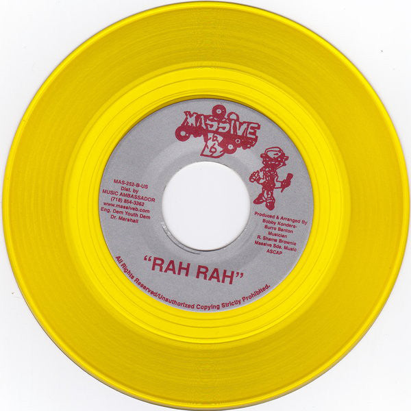 Elephant Man : Rah Rah (7", Yel)