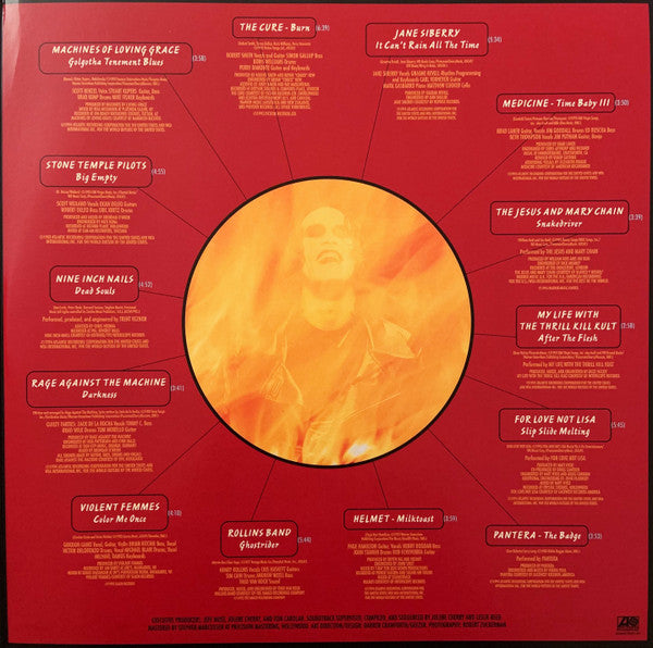 Various : The Crow (Original Motion Picture Soundtrack) (LP + LP, S/Sided, Etch + Album, Ltd, RE, RP, Blu)