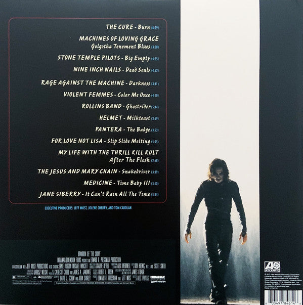 Various : The Crow (Original Motion Picture Soundtrack) (LP + LP, S/Sided, Etch + Album, Ltd, RE, RP, Blu)