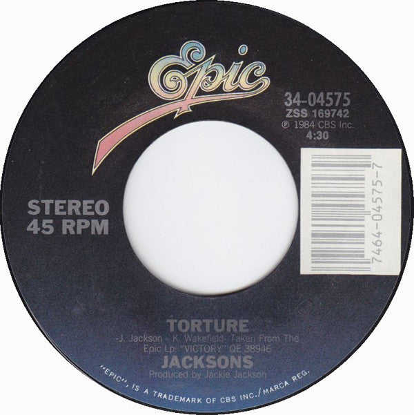 Jacksons* : Torture (7", Styrene, Pit)