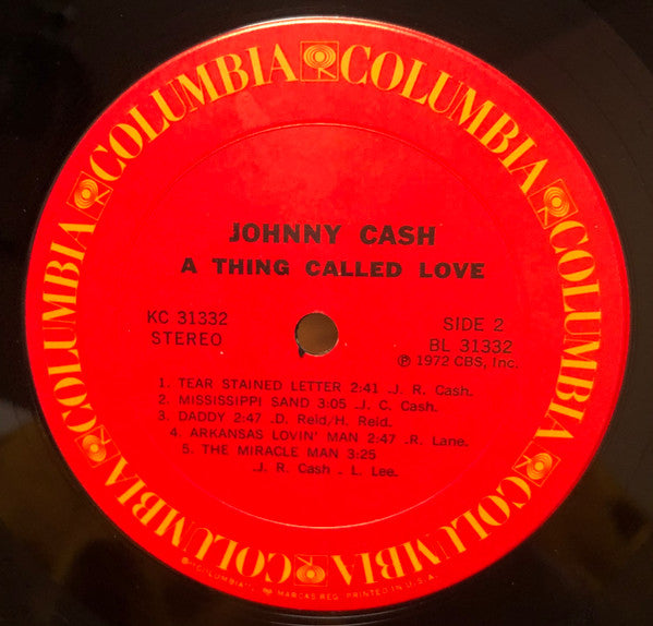 Johnny Cash : A Thing Called Love (LP, Album)