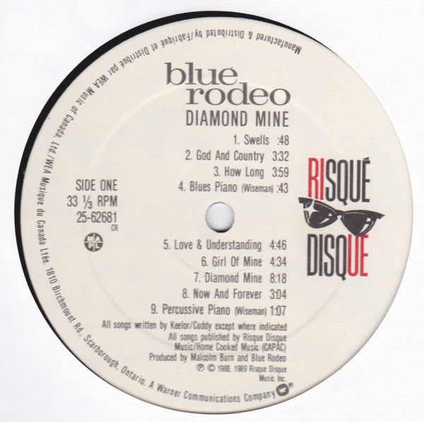 Blue Rodeo : Diamond Mine (LP, Album)