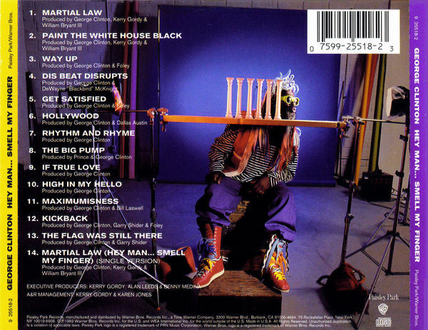 George Clinton : Hey Man ... Smell My Finger (CD, Album)