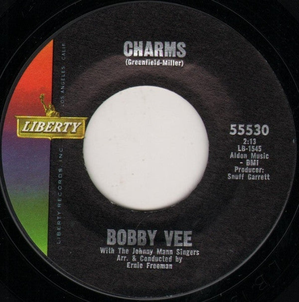 Bobby Vee With The Johnny Mann Singers : Charms (7", Single)