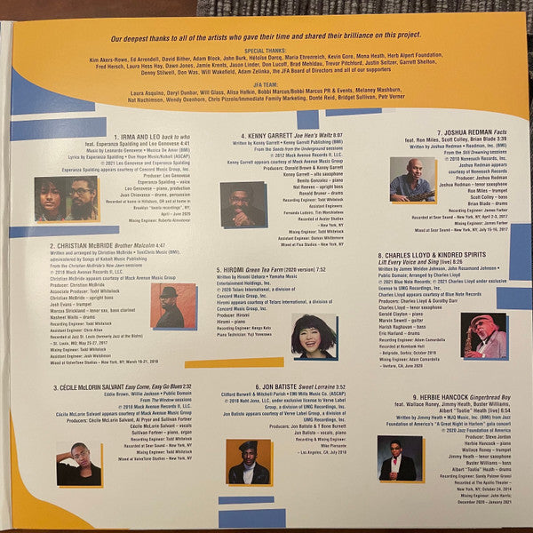 Various : Relief A Benefit For The Jazz Foundation Of America's Musician's Emergency Fund (2xLP, Album, Club, Ltd, Num, Aqu)