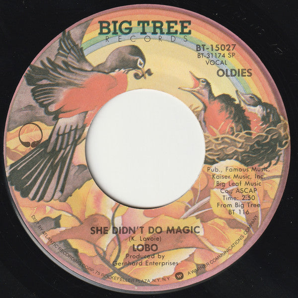 Lobo (3) : Me And You And A Dog Named Boo / She Didn't Do Magic (7", RE, Spe)