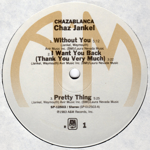 Chaz Jankel* : Chazablanca (LP, Album, R -)