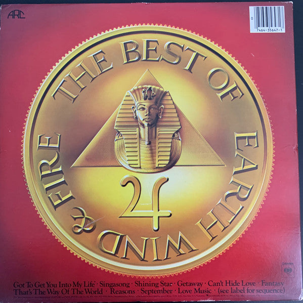 Earth, Wind & Fire : The Best Of Earth Wind & Fire Vol. I (LP, Comp, Car)