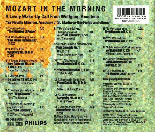 Various : Mozart In The Morning (CD, Comp, Club)