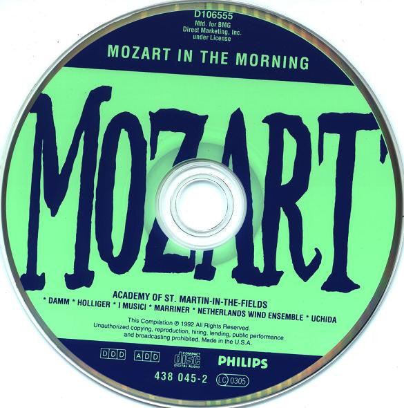 Various : Mozart In The Morning (CD, Comp, Club)