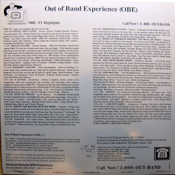 Out Of Band Experience : Call Now! 1-800-OUT-BAND (LP, Album)