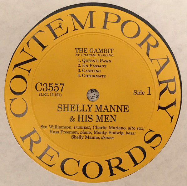 Shelly Manne & His Men : The Gambit (Volume 7) (LP, Album, Mono)