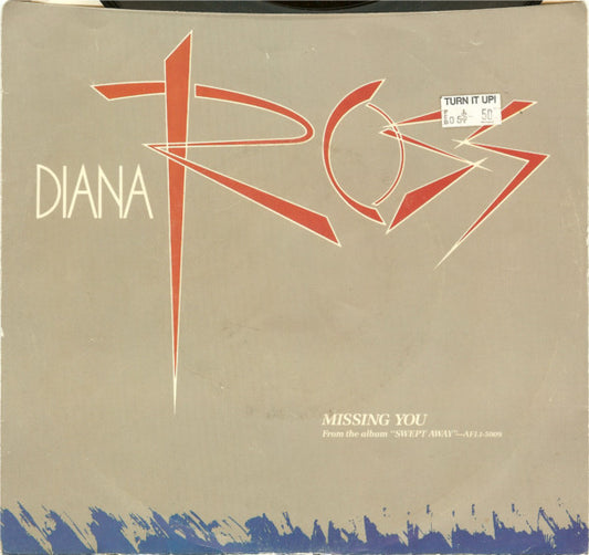 Diana Ross : Missing You (7", Single, Styrene, Cus)