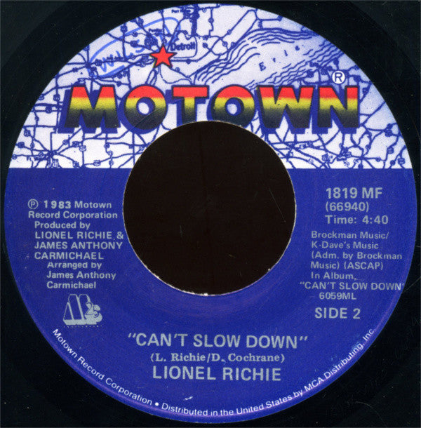 Lionel Richie : Say You, Say Me (7", Single)