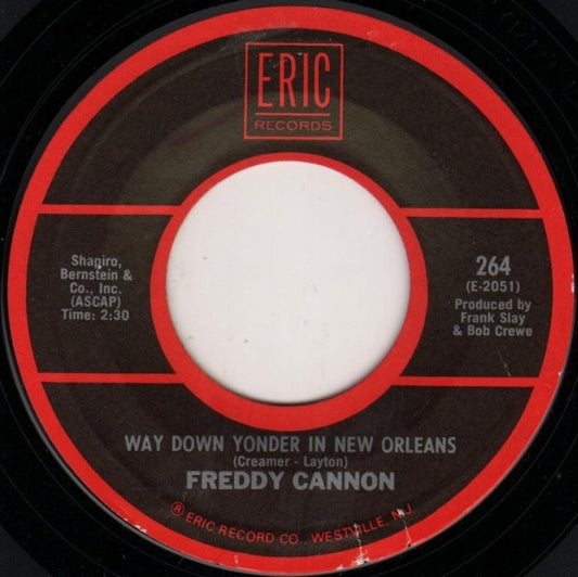 Freddy Cannon : Way Down Yonder In New Orleans / Action (7", Single, Styrene)