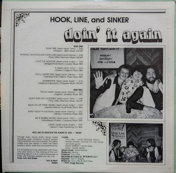 Hook Line & Sinker (2) : Doin' It Again (LP, Album)