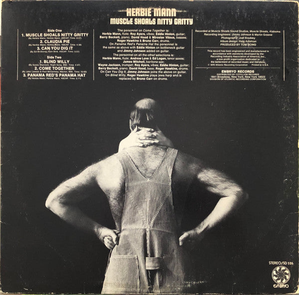 Herbie Mann : Muscle Shoals Nitty Gritty (LP, Album, PR)