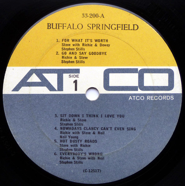 Buffalo Springfield : Buffalo Springfield (LP, Album, Mono, RE, Ter)