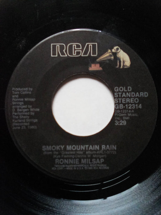 Ronnie Milsap : Smoky Mountain Rain / Why Don't You Spend The Night (7")