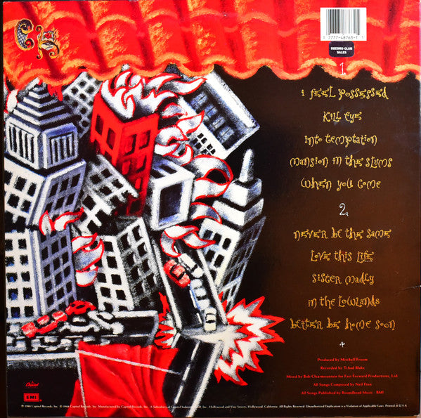 Crowded House : Temple Of Low Men (LP, Album, Club)