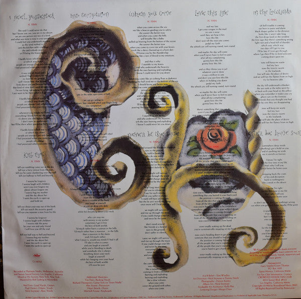 Crowded House : Temple Of Low Men (LP, Album, Club)