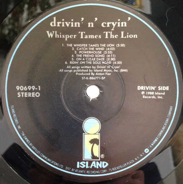Drivin' N' Cryin' : Whisper Tames The Lion (LP, Album, SRC)