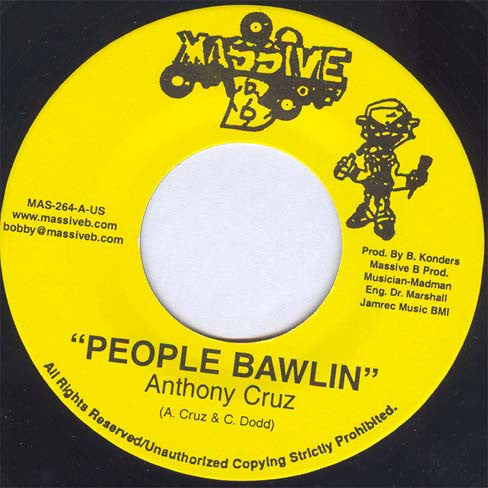King Kong / Anthony Cruz : I Feel A Joy / People Bawlin (7")