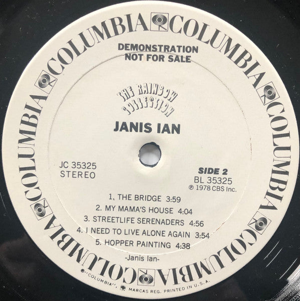 Janis Ian : Janis Ian (LP, Album, Promo, Ter)