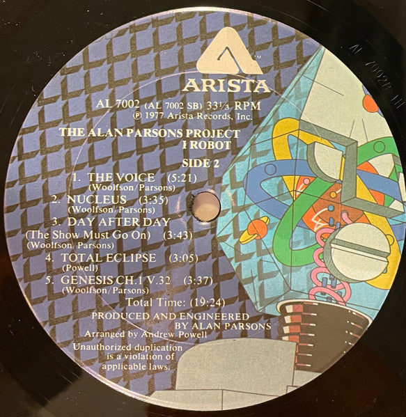 The Alan Parsons Project : I Robot (LP, Album, Pit)