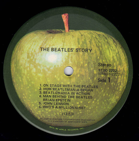The Beatles : The Beatles' Story (2xLP, Album, RE, Jac)