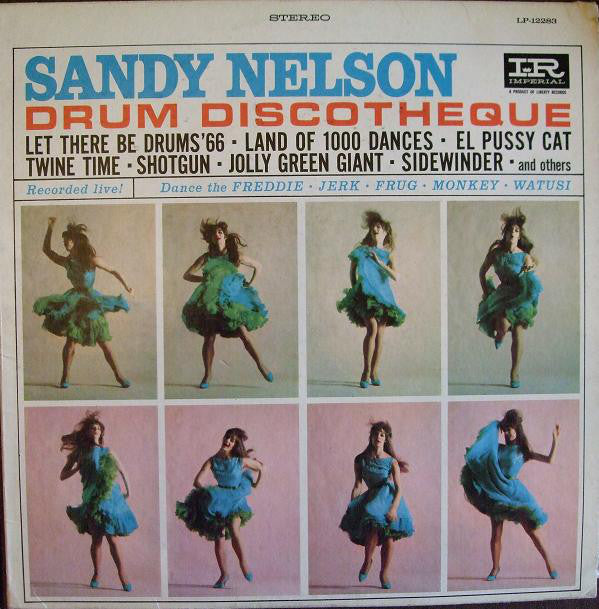 Sandy Nelson : Drum Discothéque (LP, Album, Pit)