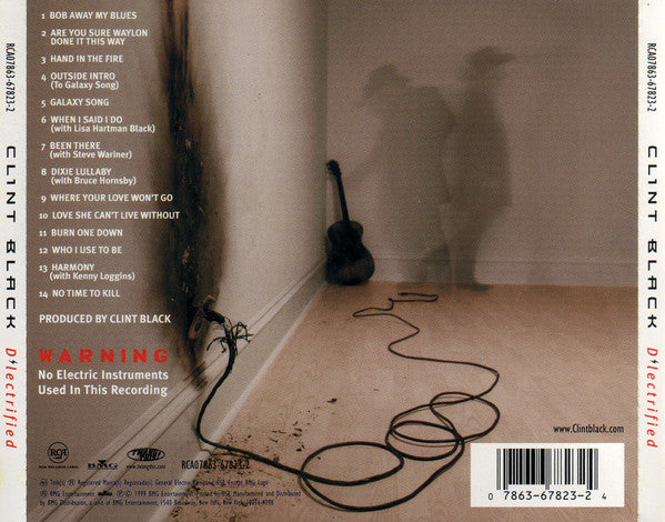 Clint Black : D'lectrified (CD, Album)